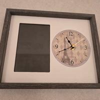 Cornice portafoto con orologio Ikea