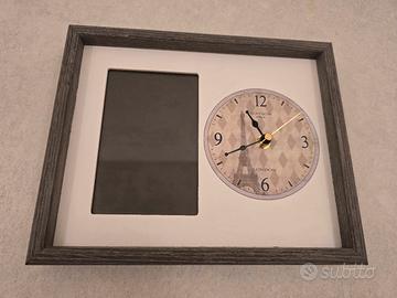 Cornice portafoto con orologio Ikea