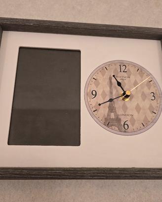 Cornice portafoto con orologio Ikea