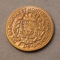 RIPRODUZIONE 5 Lire Carlo Felice 1827, Regno di Sa