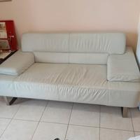  divano in pelle 2 posti 