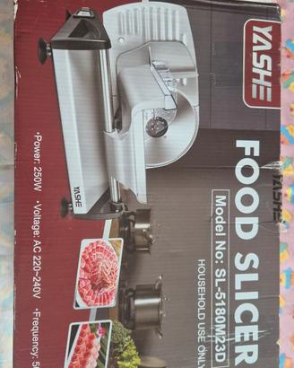 Affettatrice Elettrica 250W YASHE 2 Lame 19cm 