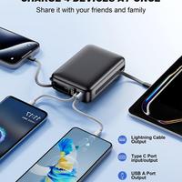 Power Bank, 26800mAh Caricatore Portatile,