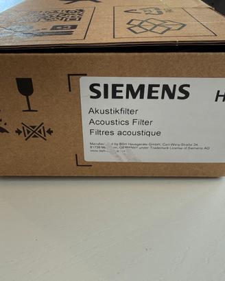 Filtro acustico per piano cottura aspirant Siemens
