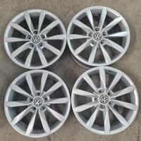 4 cerchi lega golf 6 7 8 tiguan t-roc r17 lt705