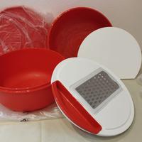 Tupperware Set Cucina colore rosso