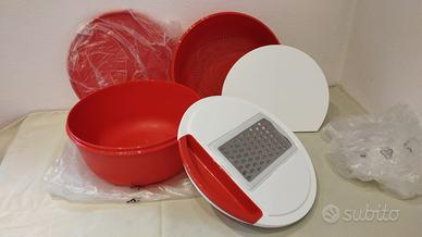 Tupperware Set Cucina colore rosso