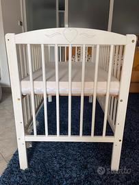 Lettino 120x60 con sponde