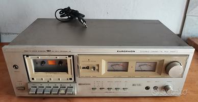 Piastra Europhon stereo cassette