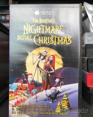 VHS NIGHTMARE BEFORE CHRISTMAS ORIGINALE ITALIANO