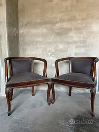 Coppia di sedie vintage