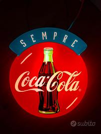 insegna luminosa coca cola