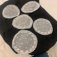 Sottobicchieri in tulle vintage