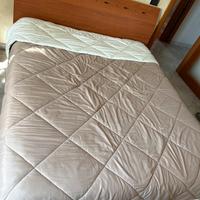 Letto contenitore in ciliegio matrimoniale