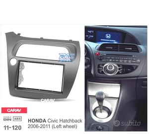 CORNICE NERA RADIO 2-DIN PER HONDA CIVIC HATCHBACK