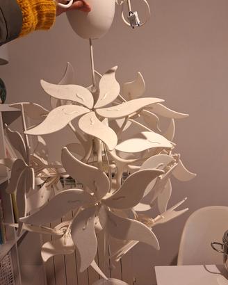 lampadario Ikea fiori 