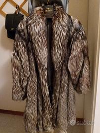 Pelliccia volpe argentata vintage