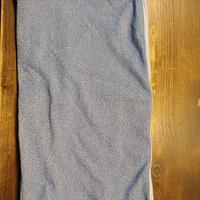 top azzurro brillantinato