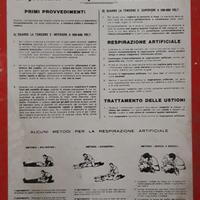 cartello sicurezza anni 80 