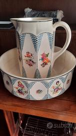 Brocca e catino da toeletta.