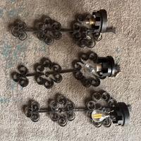 Lampade ferro  battuto 3 pezzi