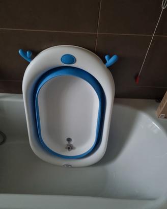 Vaschetta Bagnetto Neonato con Cuscino Staccabile