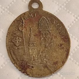 medaglietta devozionale antica San Geminiano 