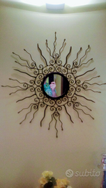 Specchio etnico fatto a mano