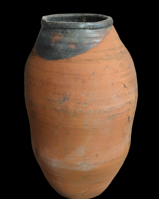 ANTICA GIARA ORCIO IN TERRACOTTA ANFORA SMALTATA
