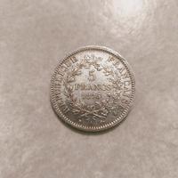 5 franchi ercole 1875