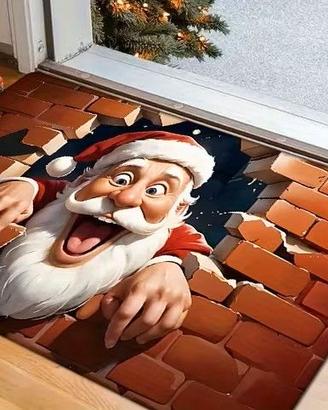 Tappeto Zerbino Natale 60 x 40 cm tappetino