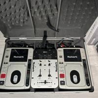Consolle dj Numark con flight case