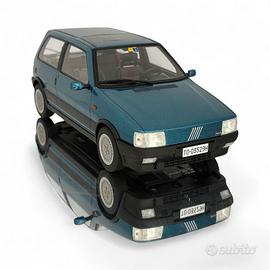Fiat Uno Turbo i.e. Antiskid blu 1:18 Laudoracing