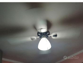 Lampadario con pale