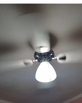 Lampadario con pale