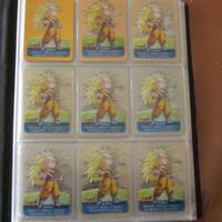 Lotto di decine Lamincards Dragon Ball Originali