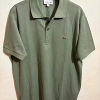 Polo lacoste verde uomo taglia L