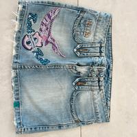 Minigonna Jeans Taglia 42 Donna