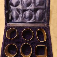 Set di porta tovaglioli in metallo