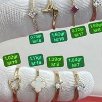 Anelli in oro 14k, con certificato di garanzia!