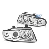 FARI PER AUDI A4 B5 94-99 ANGEL EYES CCFL FONDO CR