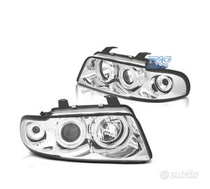 FARI PER AUDI A4 B5 94-99 ANGEL EYES CCFL FONDO CR