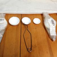 set 4 pezzi accessori per la fusione metalli, Nuov