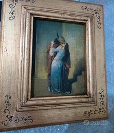 Quadro "Il Bacio" di Hayez  pictografia