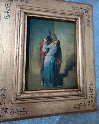 Quadro "Il Bacio" di Hayez  pictografia
