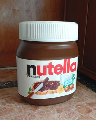 Pouf Nutella Ferrero con cuscino,vintage