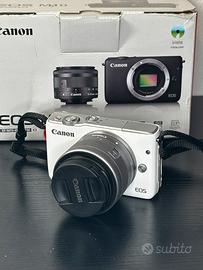 Fotocamera canon eos m10 + obiettivo
