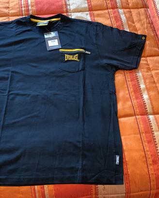 EVERLAST - T-shirt colore nero e Grigio (Misura L)