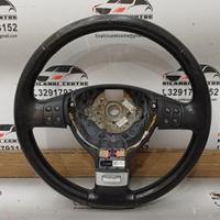 Volante multifunzione in pelle nero/alluminio vw e
