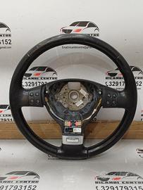 Volante multifunzione in pelle nero/alluminio vw e